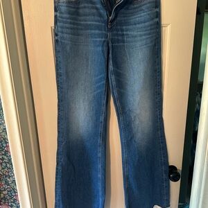 American Eagle Low-Rise Baggy Flare Women's Jeans